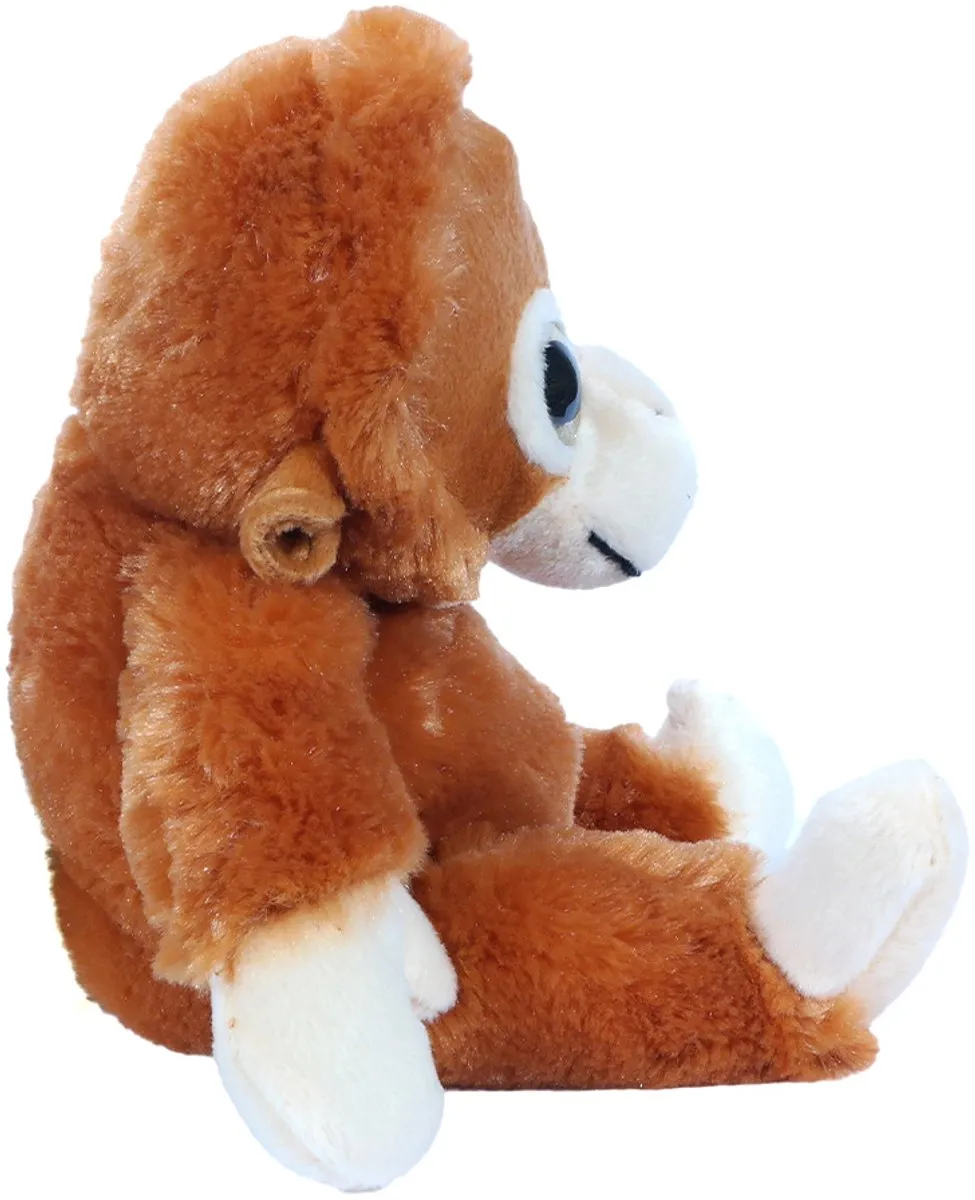 PIA Pluche Orang-oetan Knuffel - 30 cm - Beige/Bruin