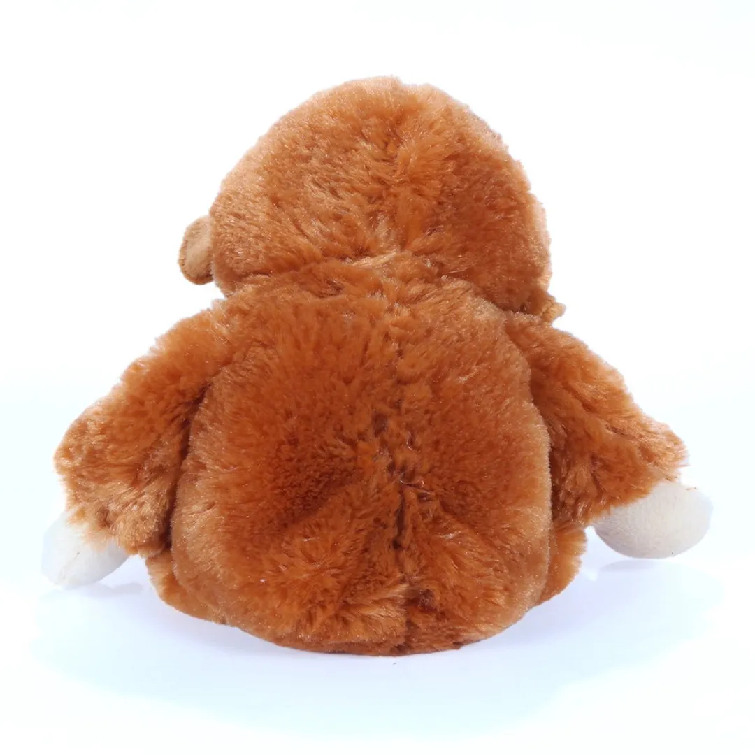 PIA Pluche Orang-oetan Knuffel - 30 cm - Beige/Bruin