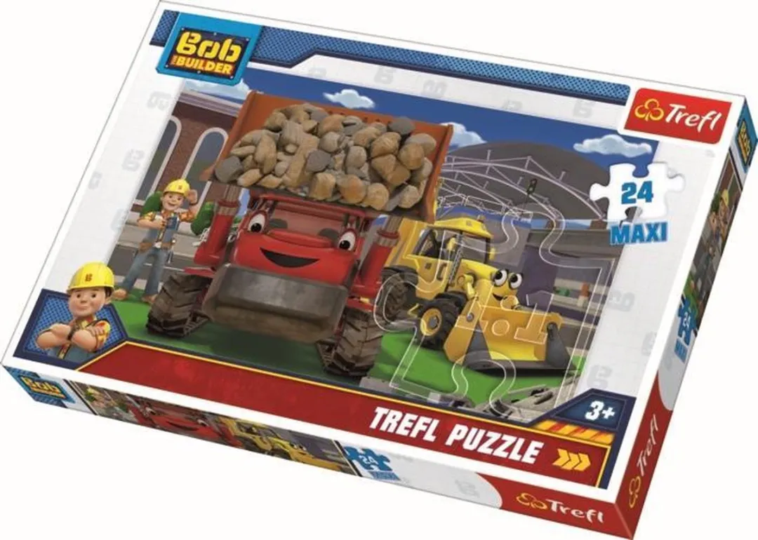 Trefl Bob The Builder Puzzel 24 Stuks - Multicolor