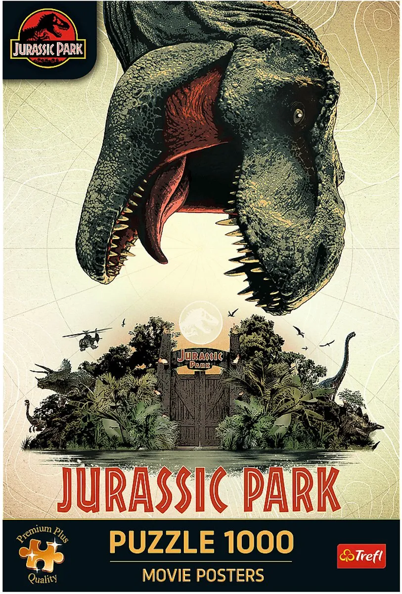Trefl Jurassic World Puzzel 1000 Stuks - Premium Plus Multicolor