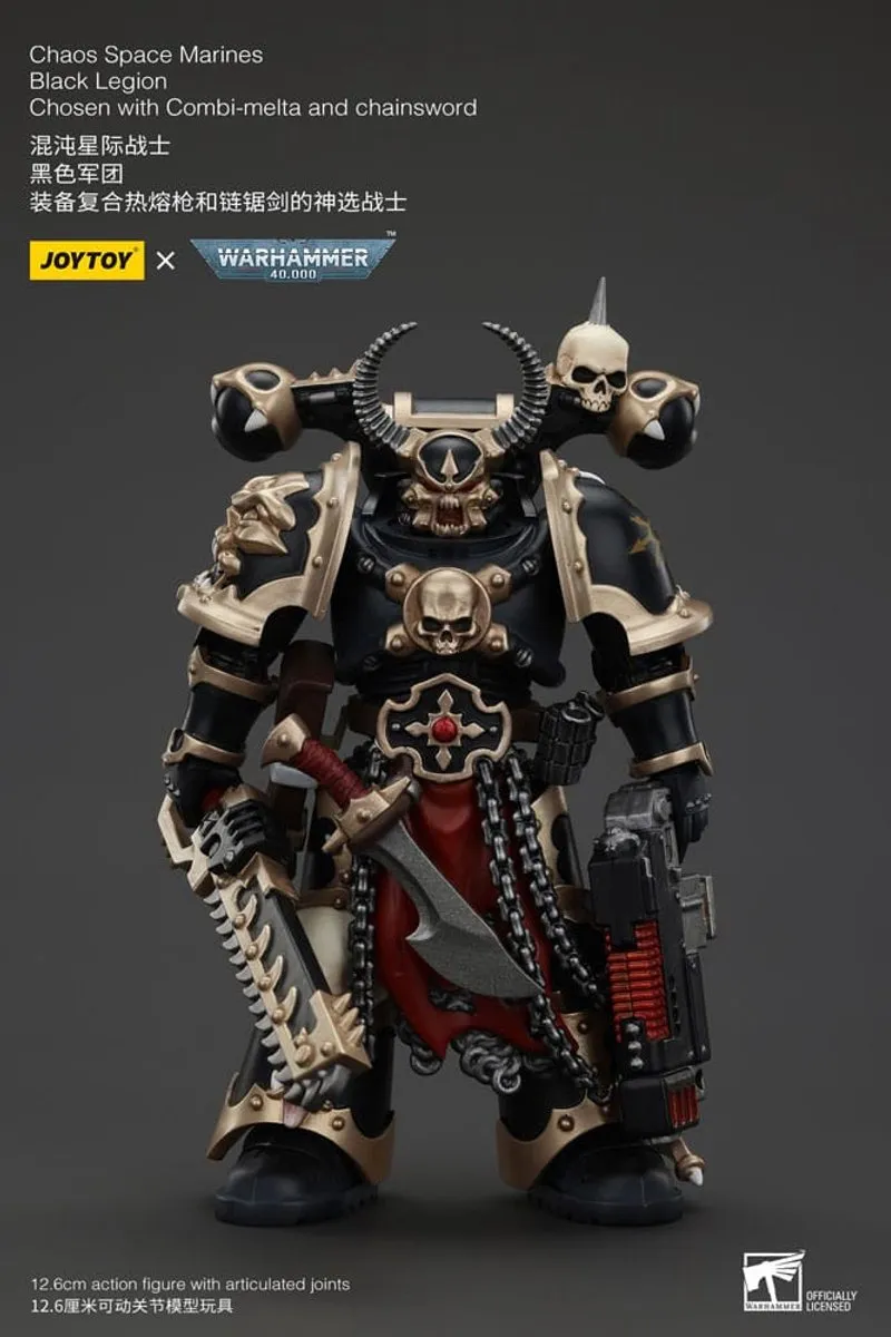 Joy Toy Warhammer 40k Chaos Space Marines Black Legion Chosen JT00980