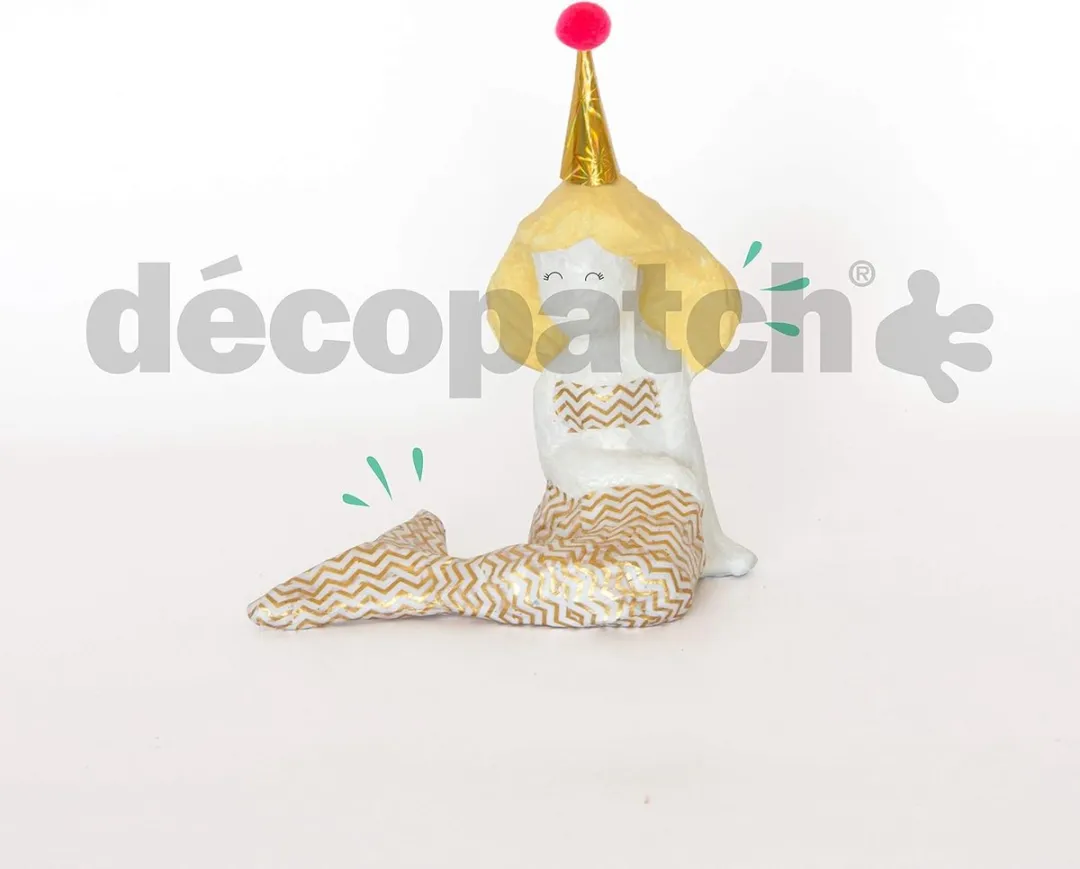 Decopatch Zittende Zeemeermin - Kraft