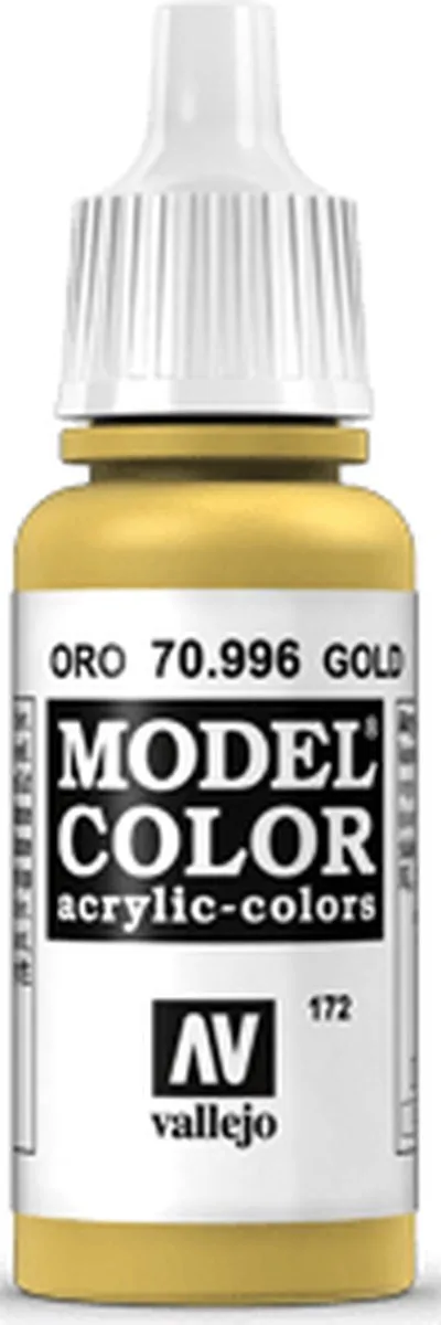 Vallejo Model Color Gold Acrylverf 17ml