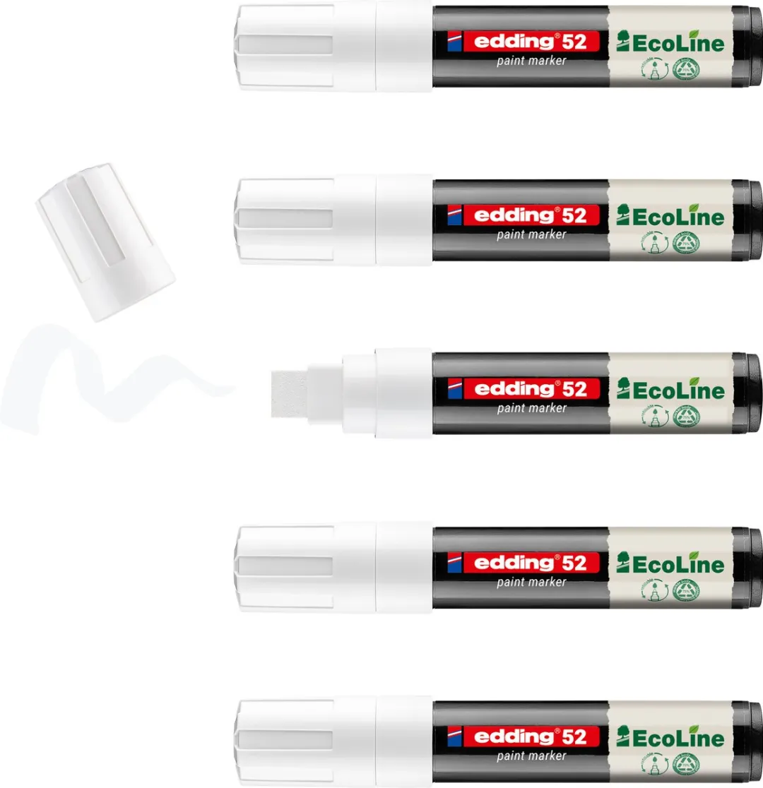 edding 52 EcoLine Lakmarker Wit