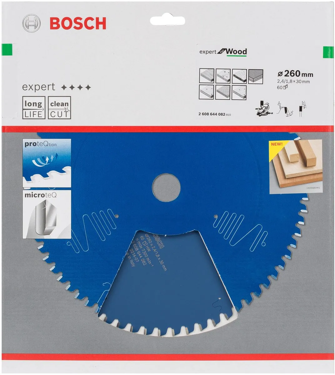 Bosch Expert for Wood Cirkelzaagblad 260mm - 40 Tanden