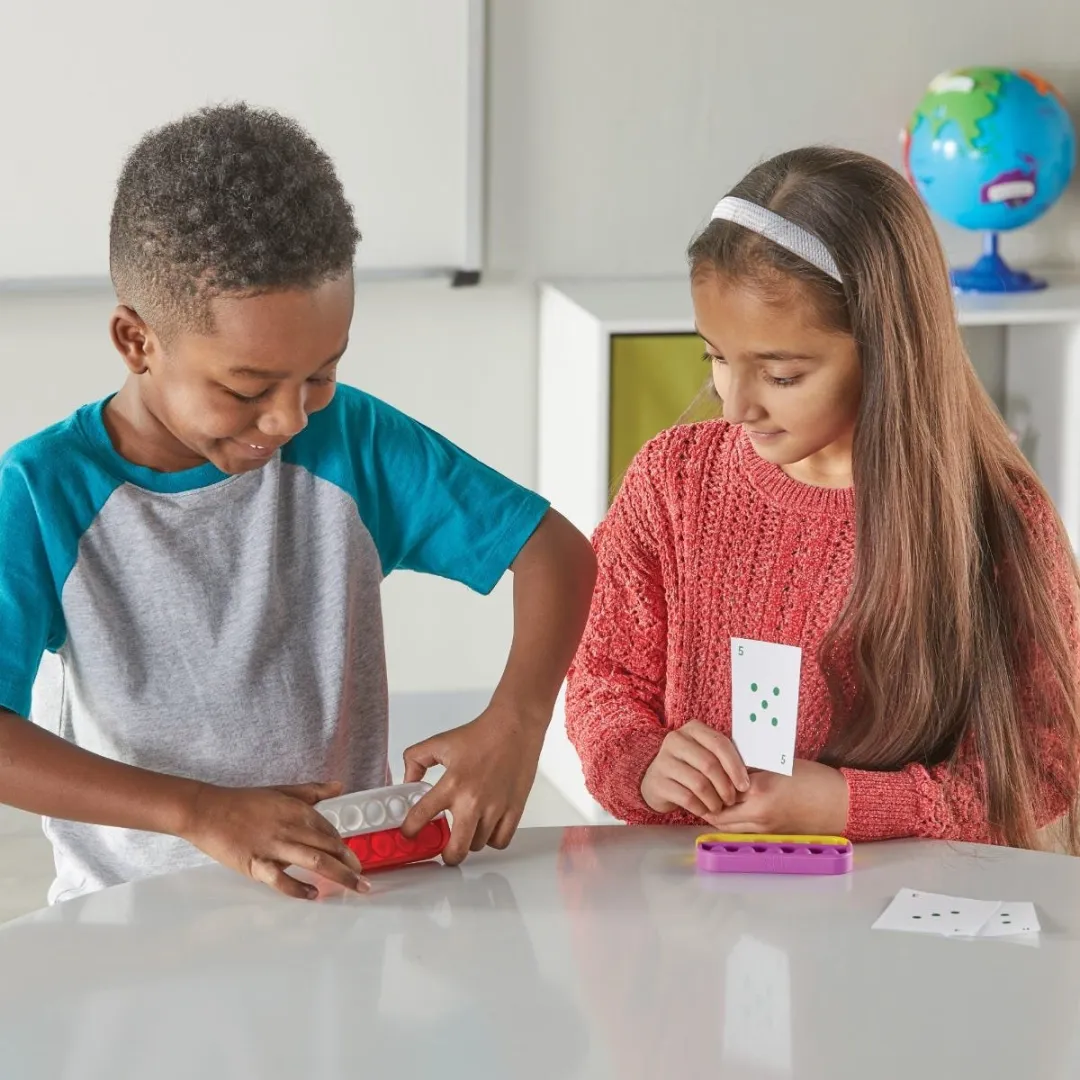Learning Resources Pop-It 10-Structuur - 6 Stuks Multicolor
