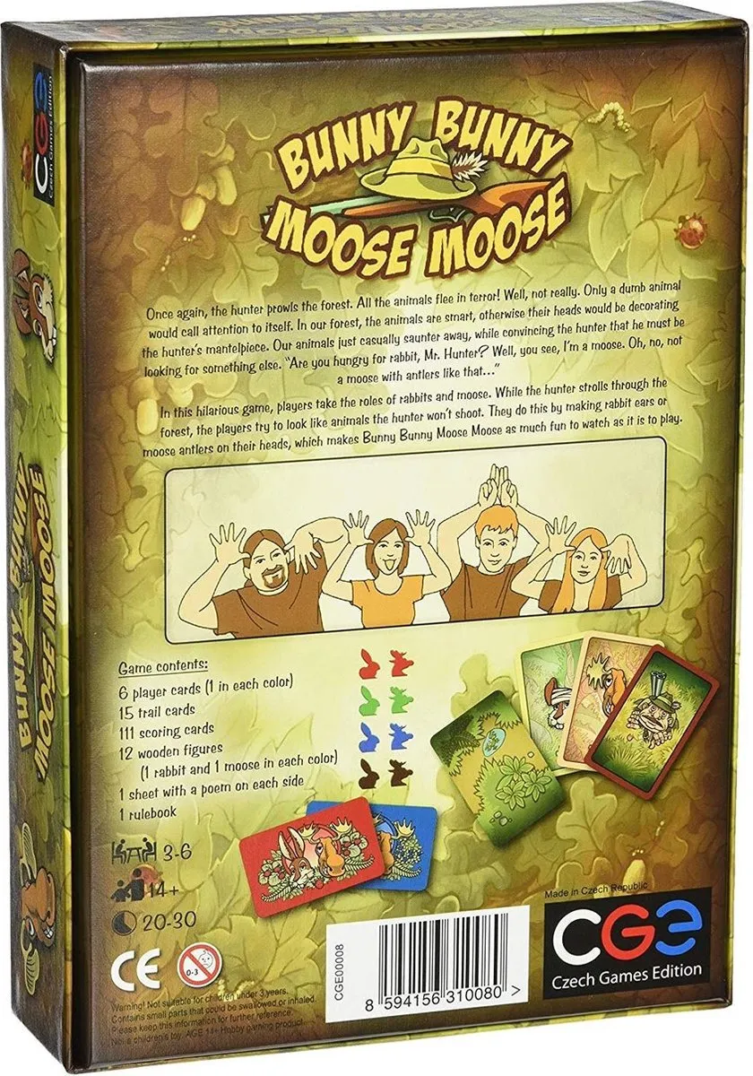 Czech Games Edition Kaartspel Bunny Bunny Moose Moose (en)