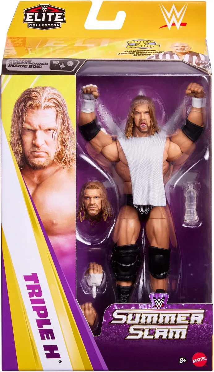 Mattel WWE Elite PLE Summerslam Triple H Actiefiguur 6 inch - Multicolor