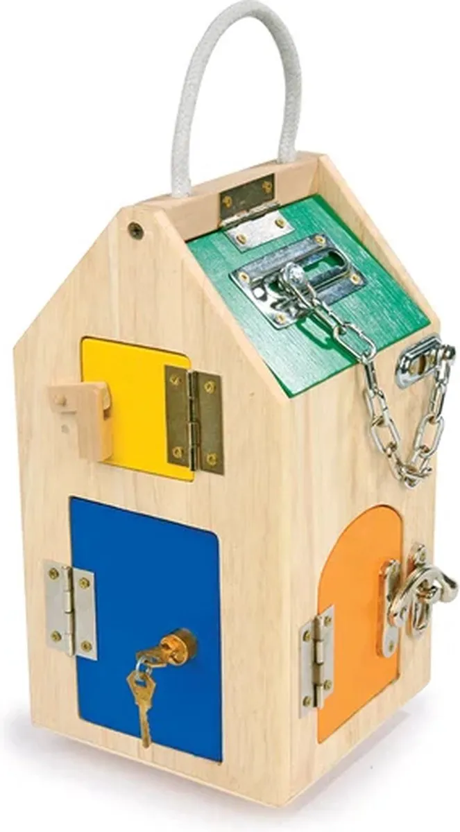 Small Foot Houten Slotenhuis 4432 - Multicolor