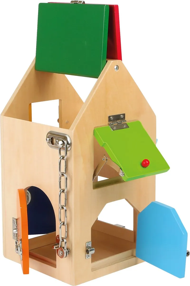 Small Foot Houten Slotenhuis 4432 - Multicolor - afbeelding 6 van 6
