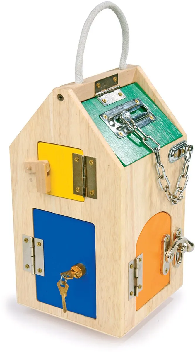 Small Foot Houten Slotenhuis 4432 - Multicolor