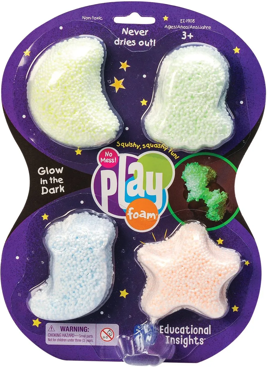 Learning Resources Playfoam Glow In The Dark
