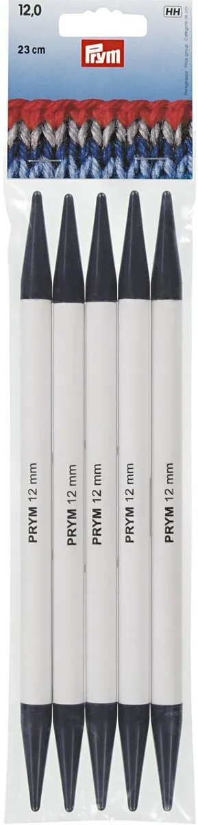 Prym Kousenbreinaalden 20cm 12mm - 5 Stuks - Grijs