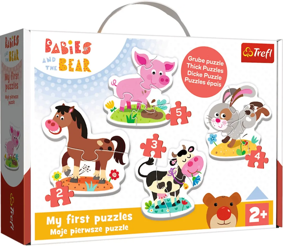 Trefl Baby Puzzel Boerderij Dieren 14 Stuks
