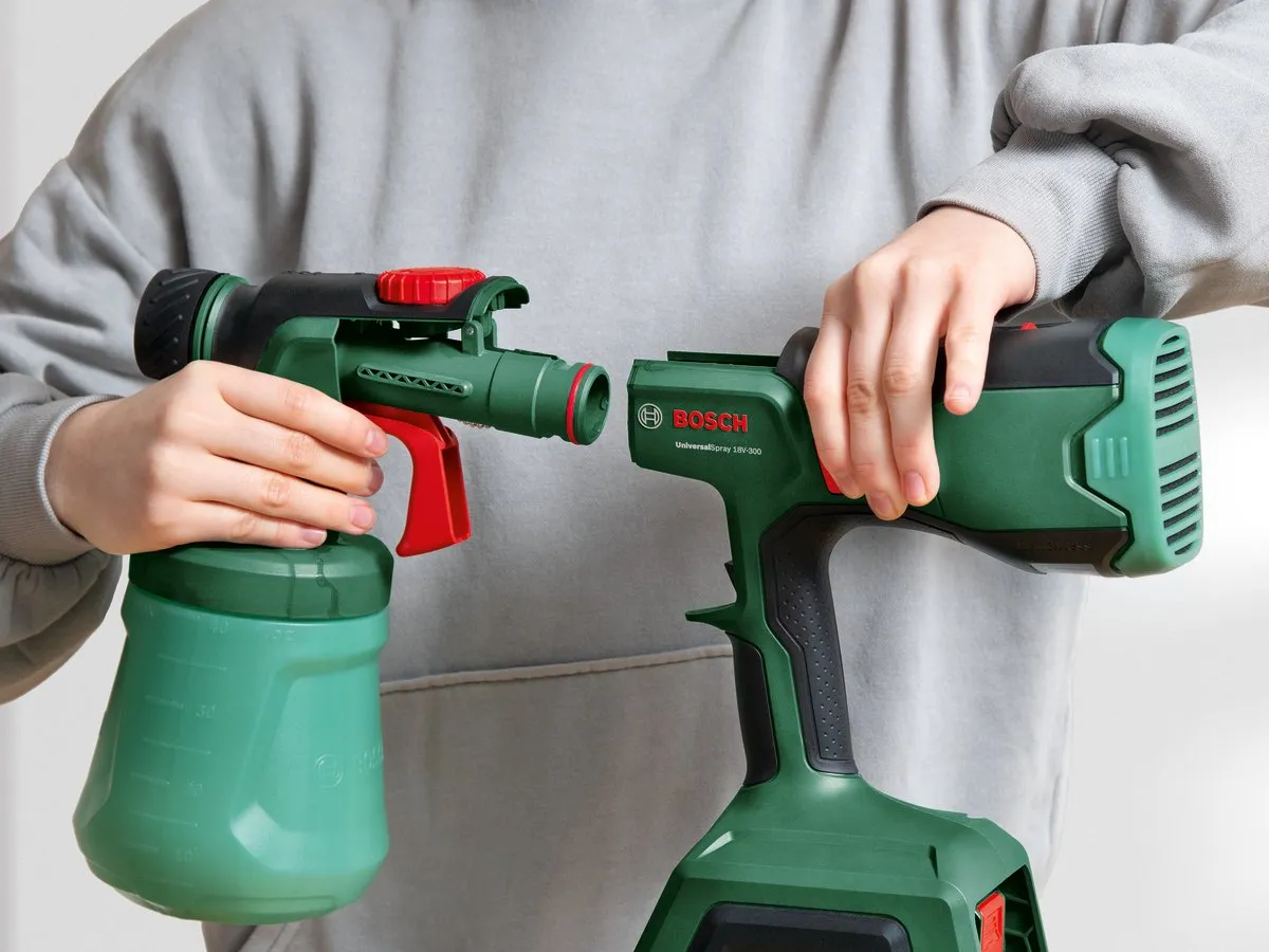 Bosch UniversalSpray 18V-300 Reinigingsborstel - 1.2L - Groen