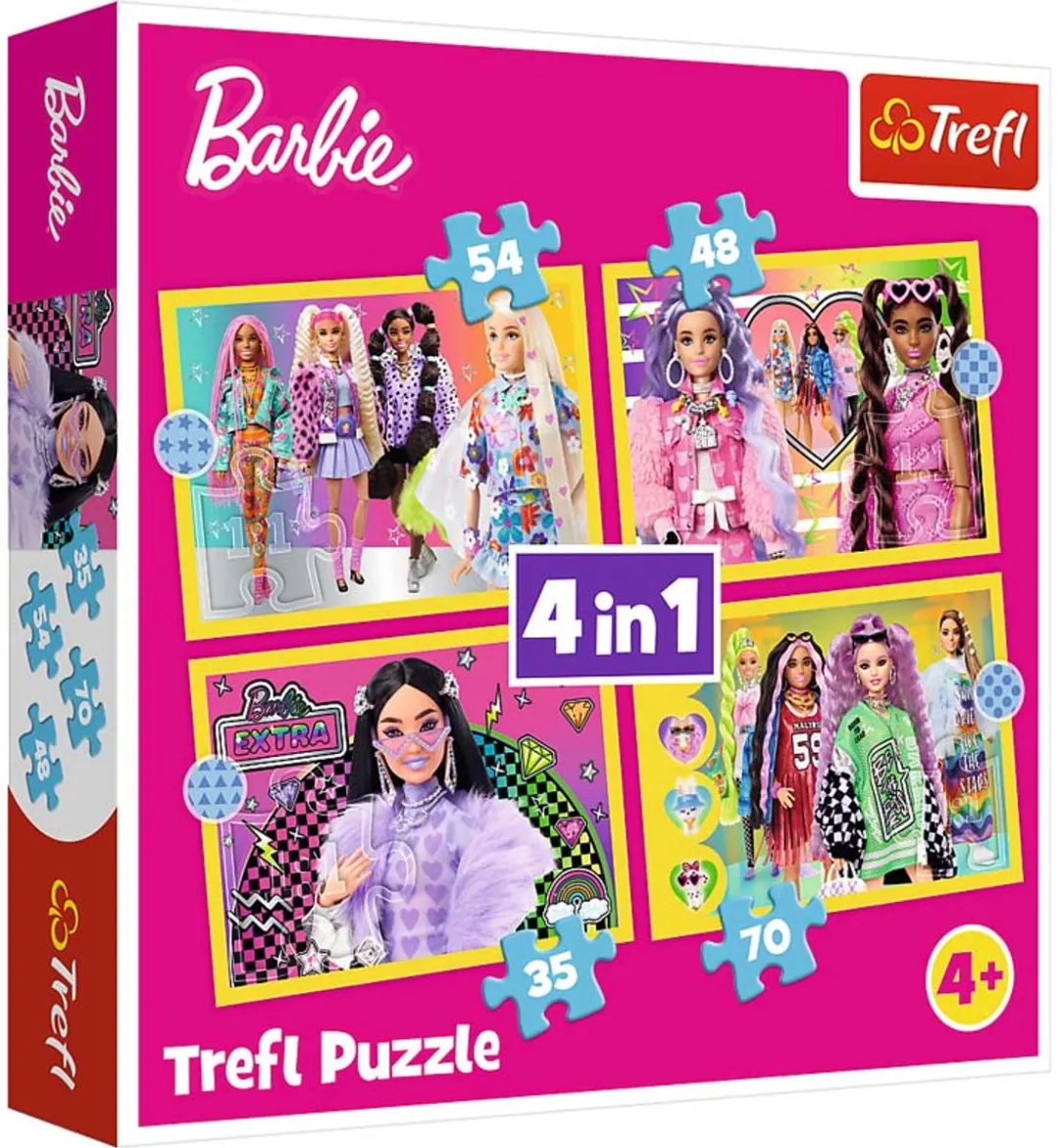 Trefl Barbie 4-in-1 Puzzel