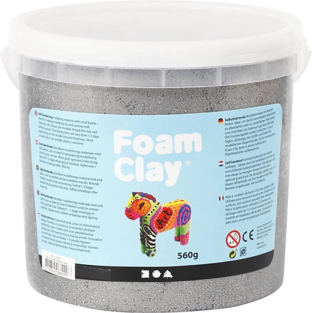 Foam Clay Zilver