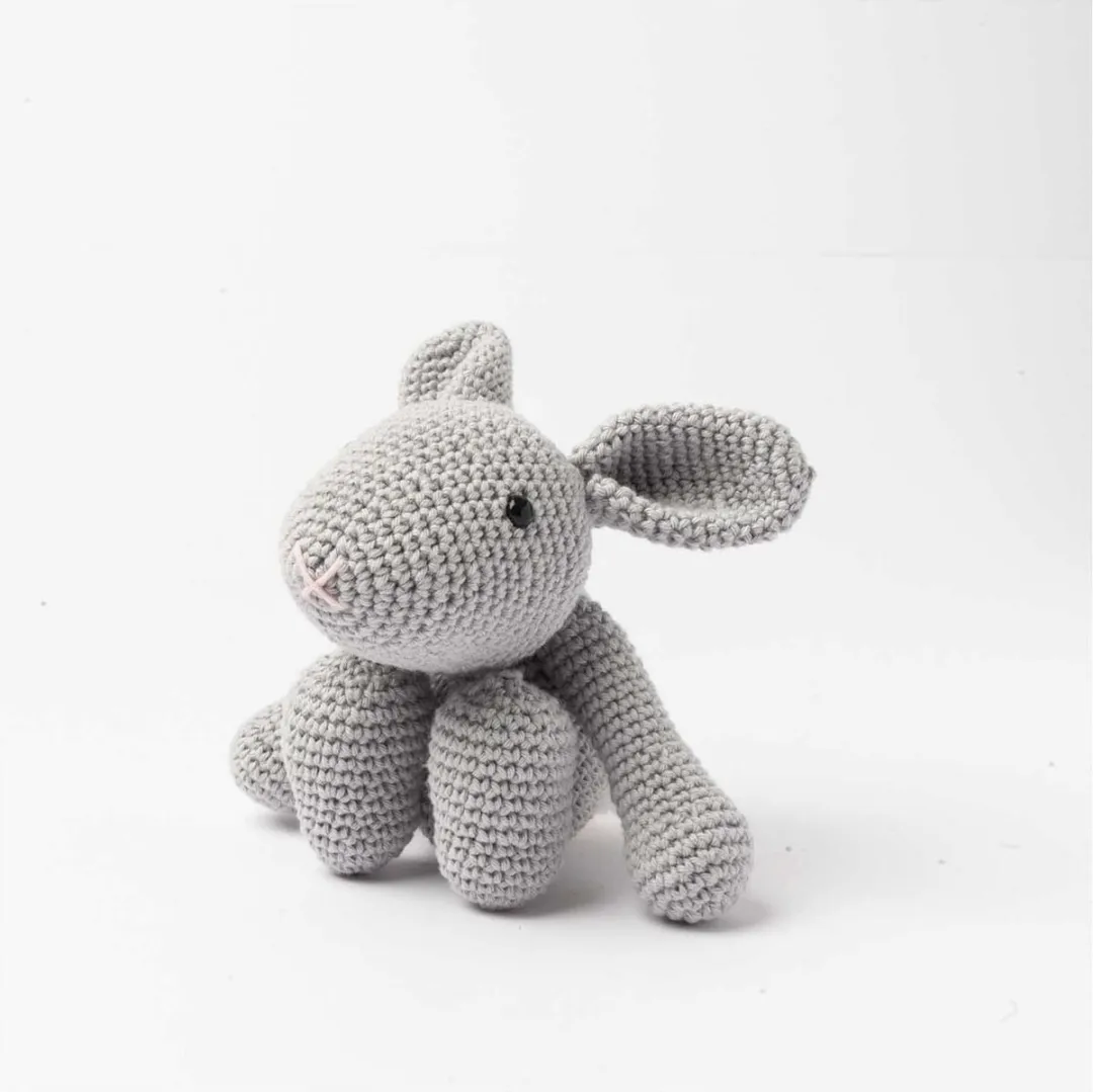Rico Design Puppies Bunny Haakpakket - Grijs