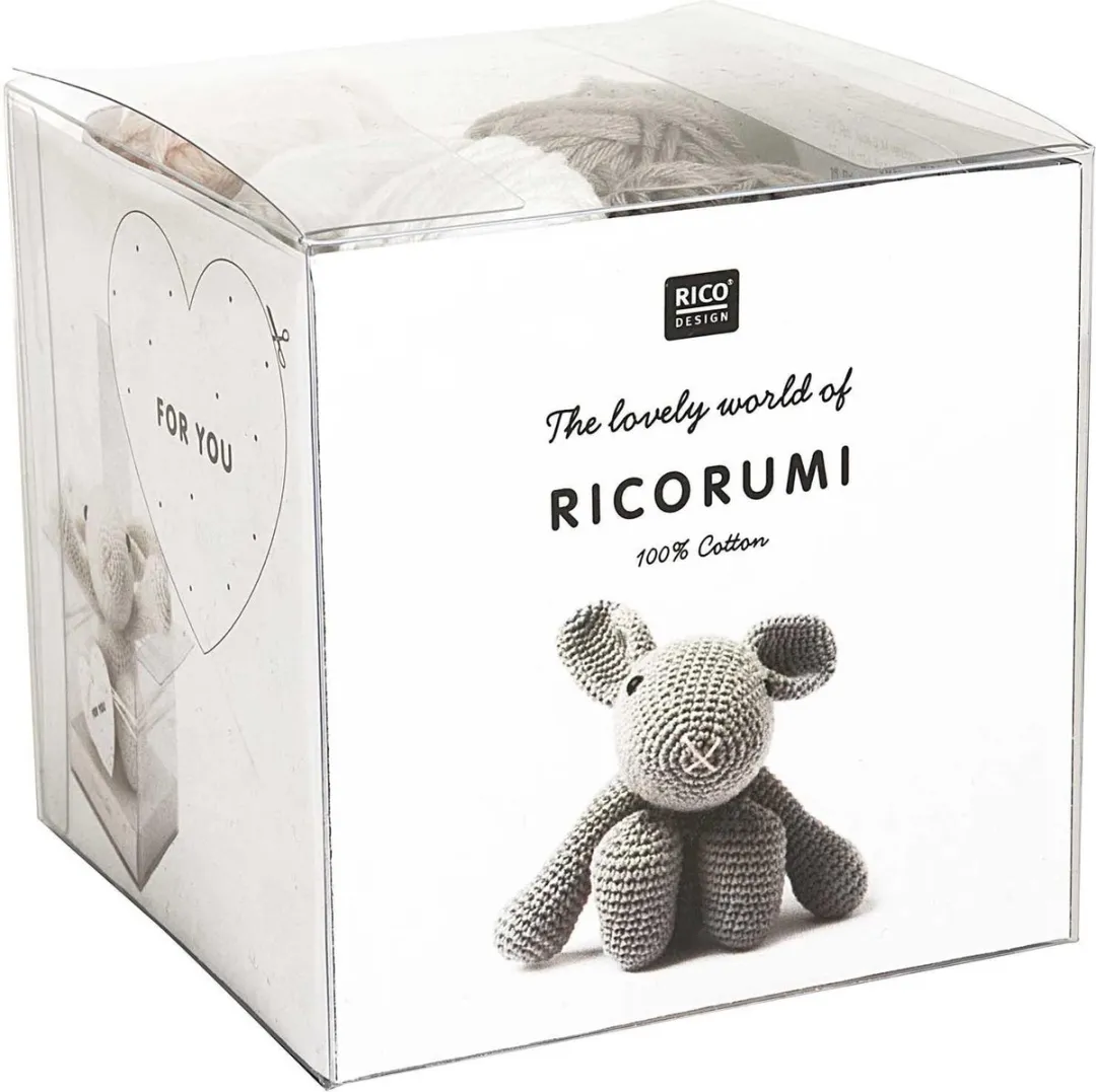 Rico Design Puppies Bunny Haakpakket - Grijs