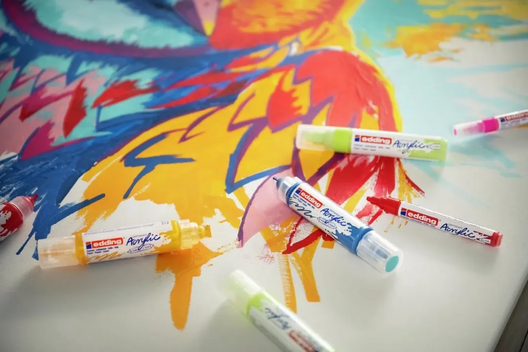 edding Nordic Acrylverf Starterset 8 Markers - Watervast