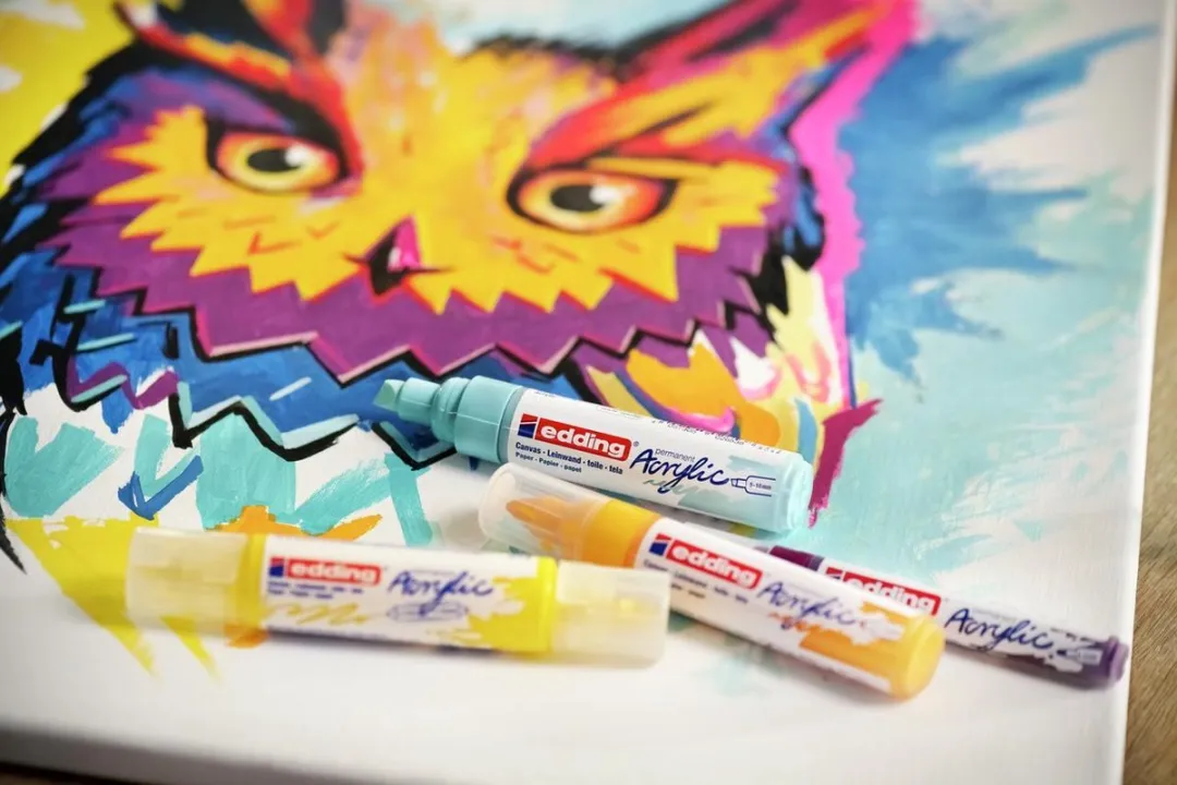 edding Nordic Acrylverf Starterset 8 Markers - Watervast