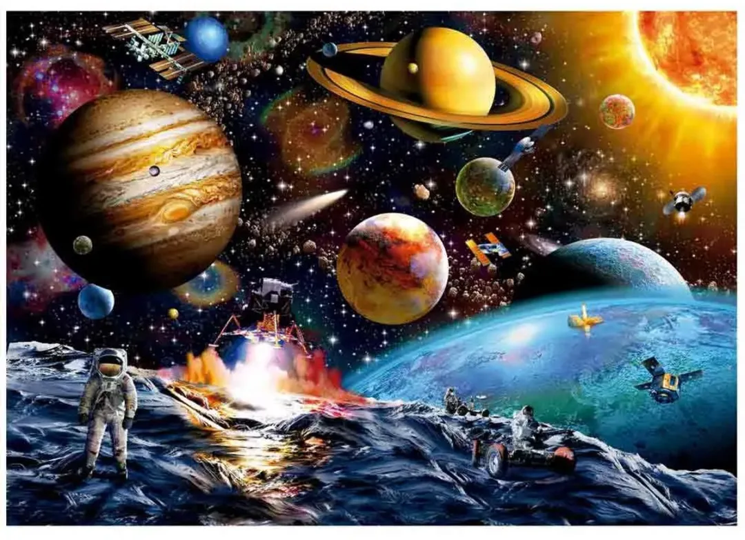 Educa Asteroid Mission 1000 Puzzel - 1000 Stuks - Multicolor