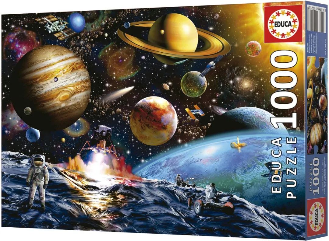Educa Asteroid Mission 1000 Puzzel - 1000 Stuks - Multicolor - afbeelding 6 van 6