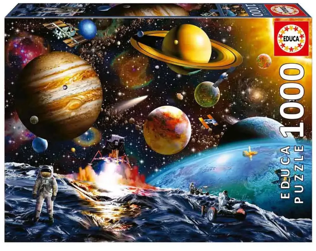 Educa Asteroid Mission 1000 Puzzel - 1000 Stuks - Multicolor