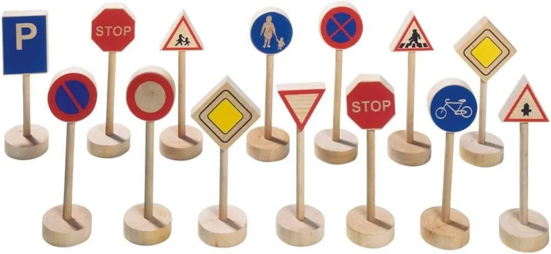 Goki Traffic Signs Assortiment WM397 - Multi