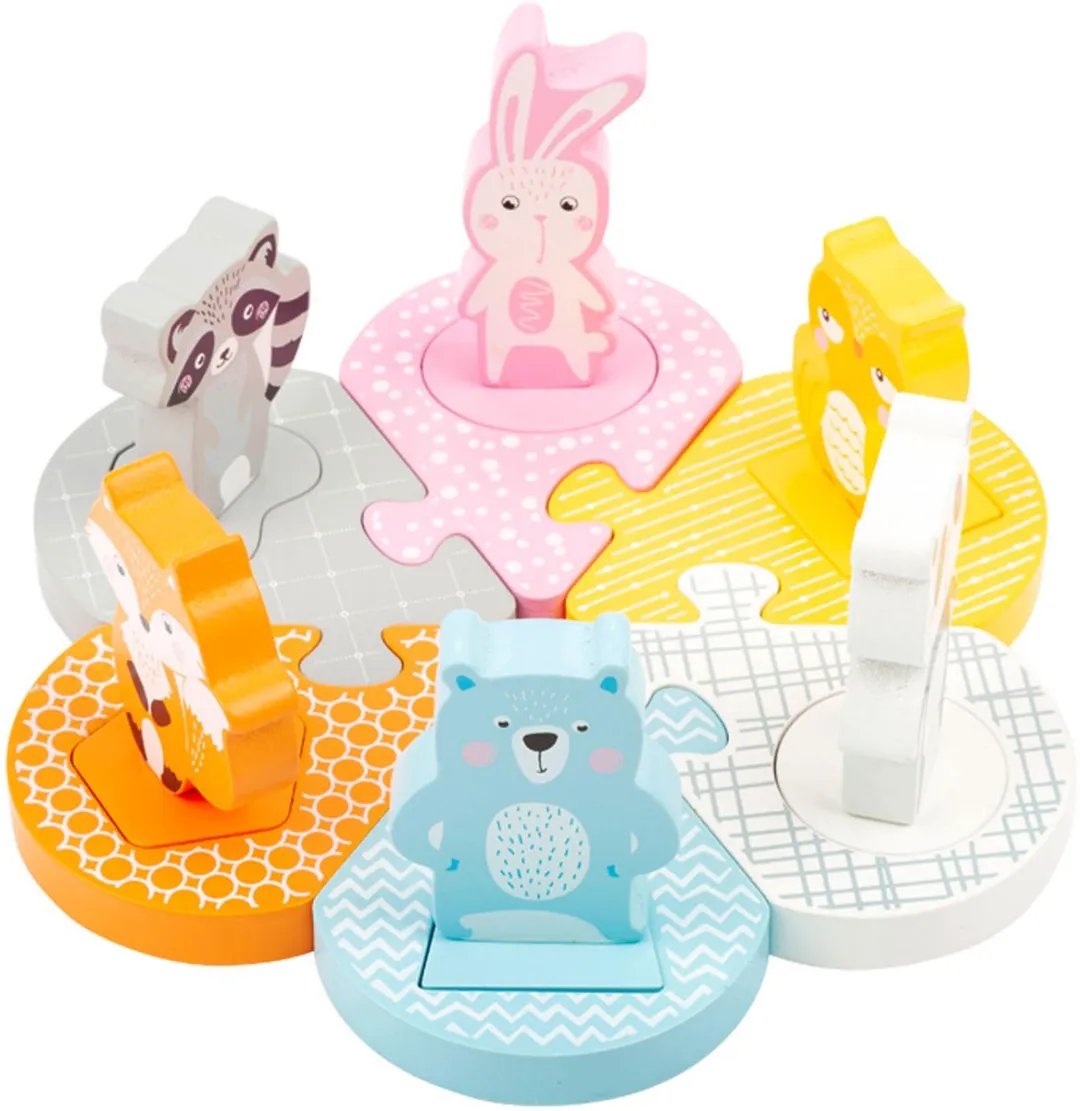 Small Foot Houten Vormenpuzzel Dieren