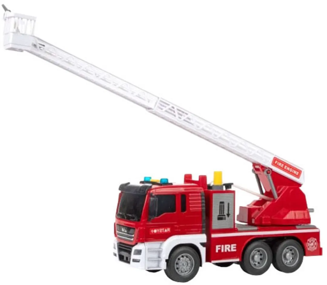 Toi-Toys Vehicool Brandweer Ladderwagen 28cm - Multikleur