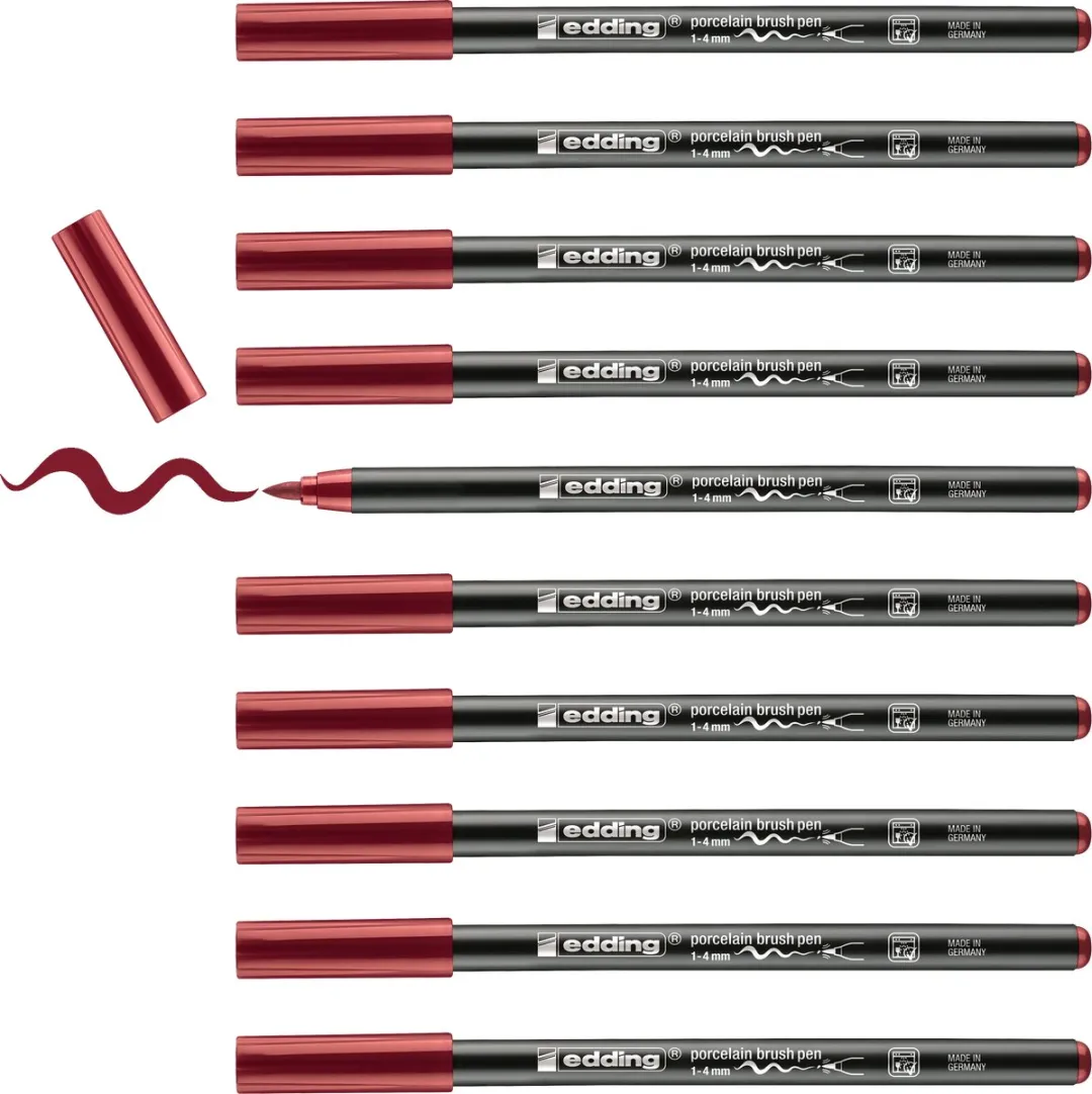 edding 4200 Porseleinstift Oud rood