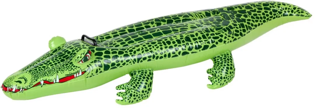 Eddy Toys Opblaas Krokodil Zwembadfiguur 139x61x23cm