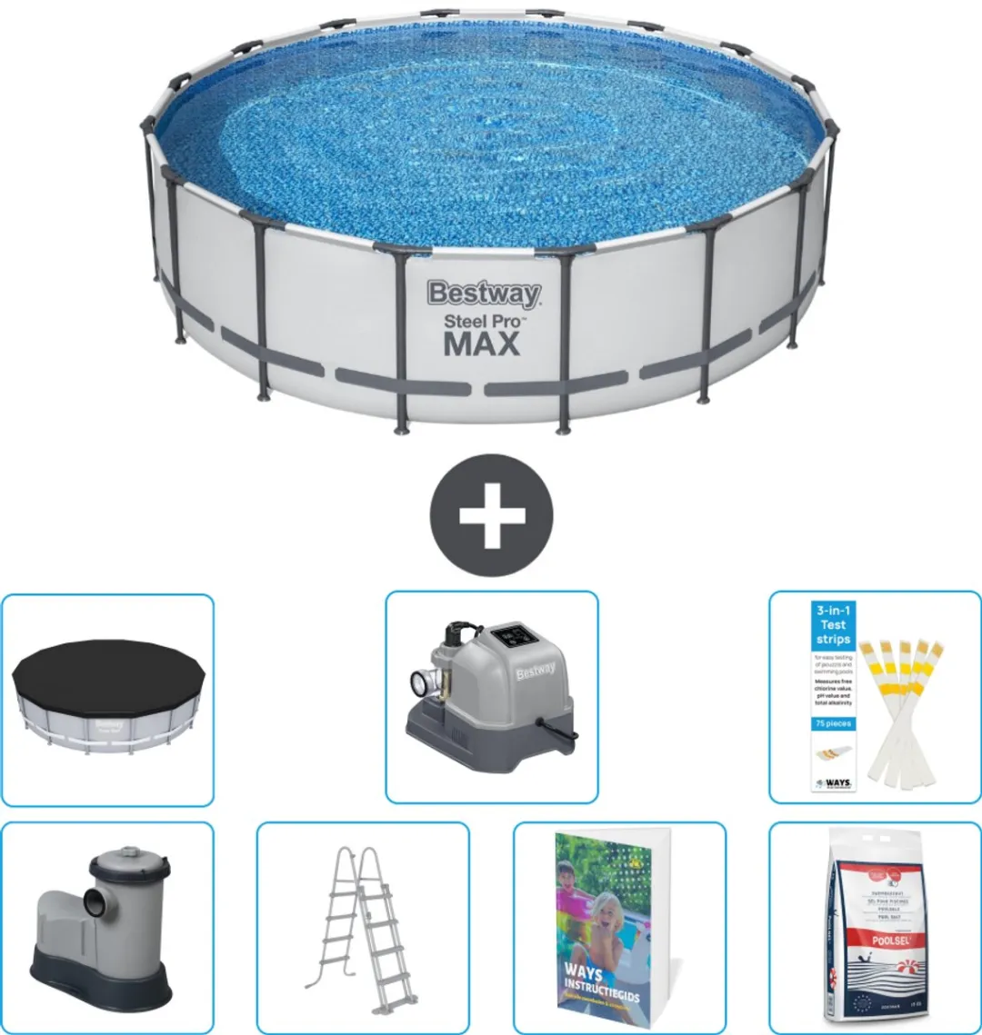 Bestway Steel Pro MAX Zwembad 488x122cm