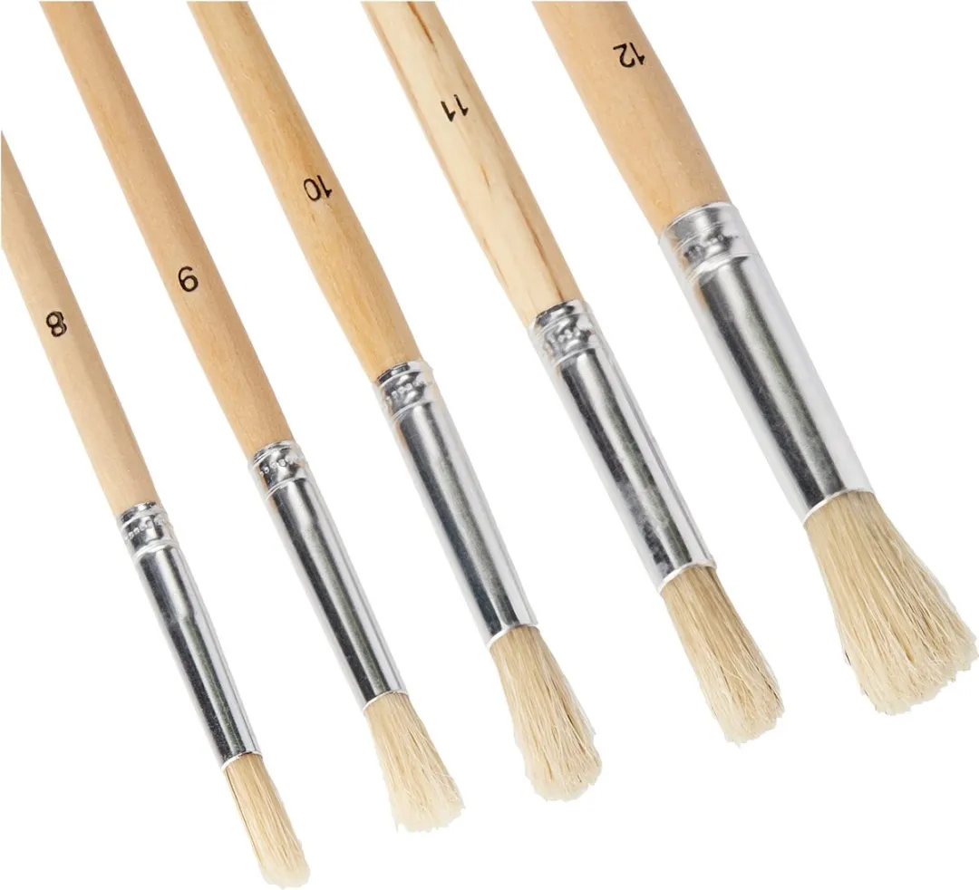 Silverline Penselen Ronde Punten - 12 Stuks