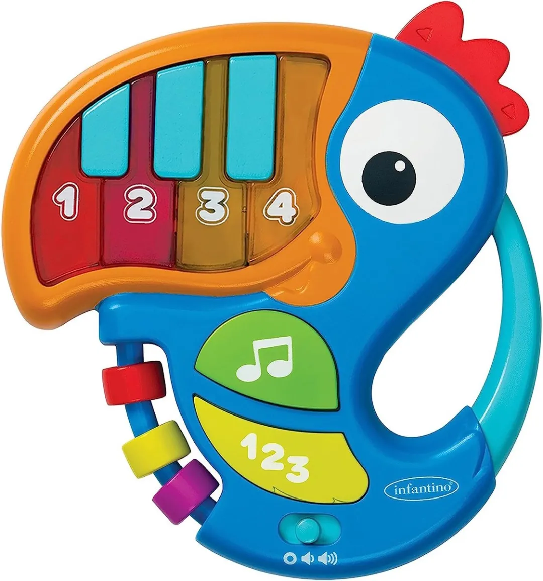 Infantino Muzikale Toekan Piano - Blauw