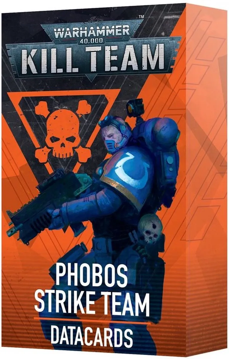 Games Workshop Warhammer 40K Kill Team Phobos Strike Team Datacards
