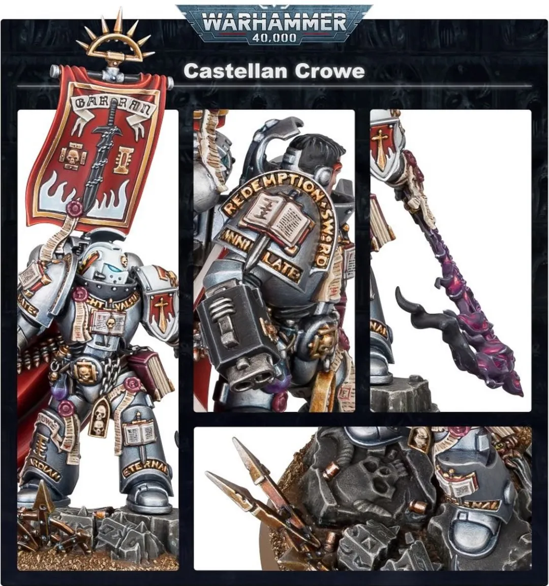 Games Workshop Grey Knights Castellan Crowe - 18 Onderdelen