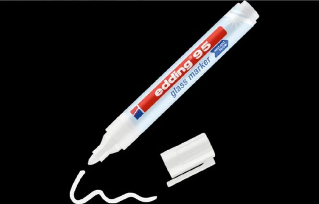 edding 95 Glasmarker Wit - 1 Stuk - afbeelding 6 van 6