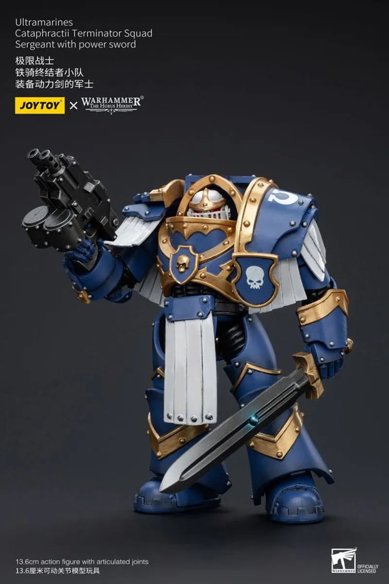 Joy Toy Warhammer 1/18 Ultramarines Cataphractii Terminator Sergeant JT6953 - Multi