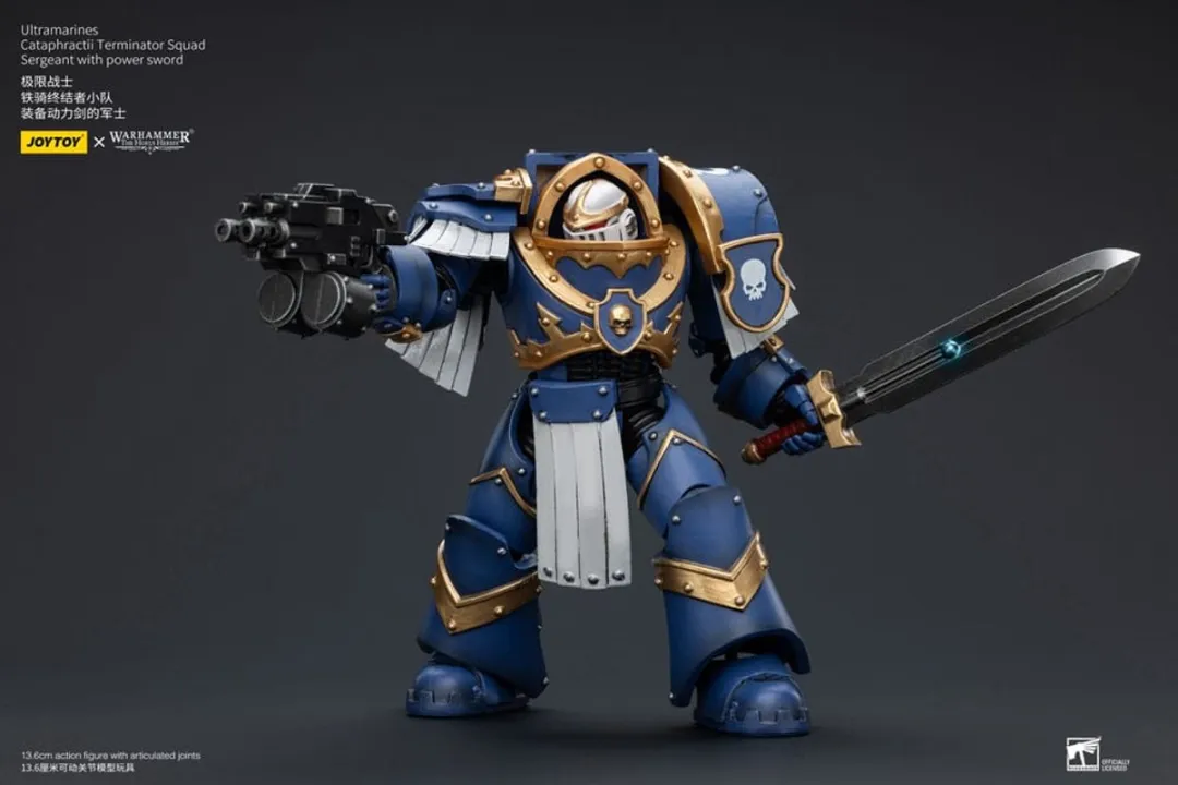 Joy Toy Warhammer 1/18 Ultramarines Cataphractii Terminator Sergeant JT6953 - Multi