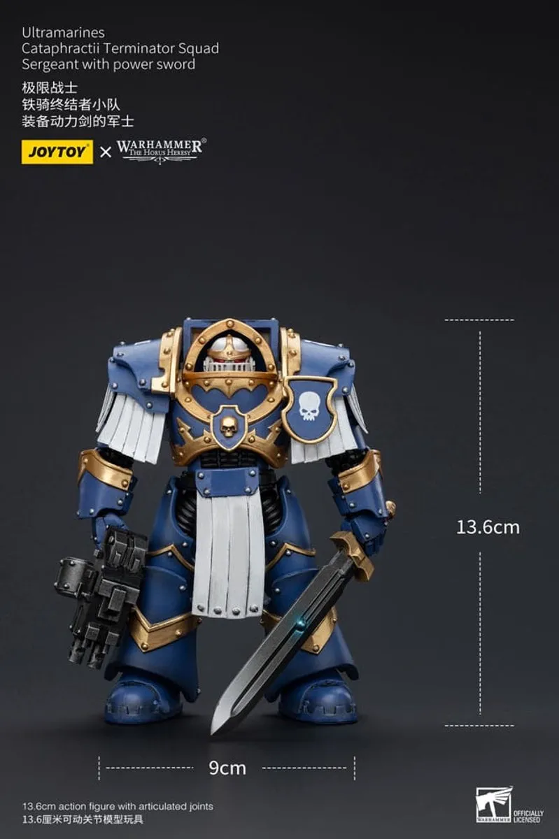 Joy Toy Warhammer 1/18 Ultramarines Cataphractii Terminator Sergeant JT6953 - Multi