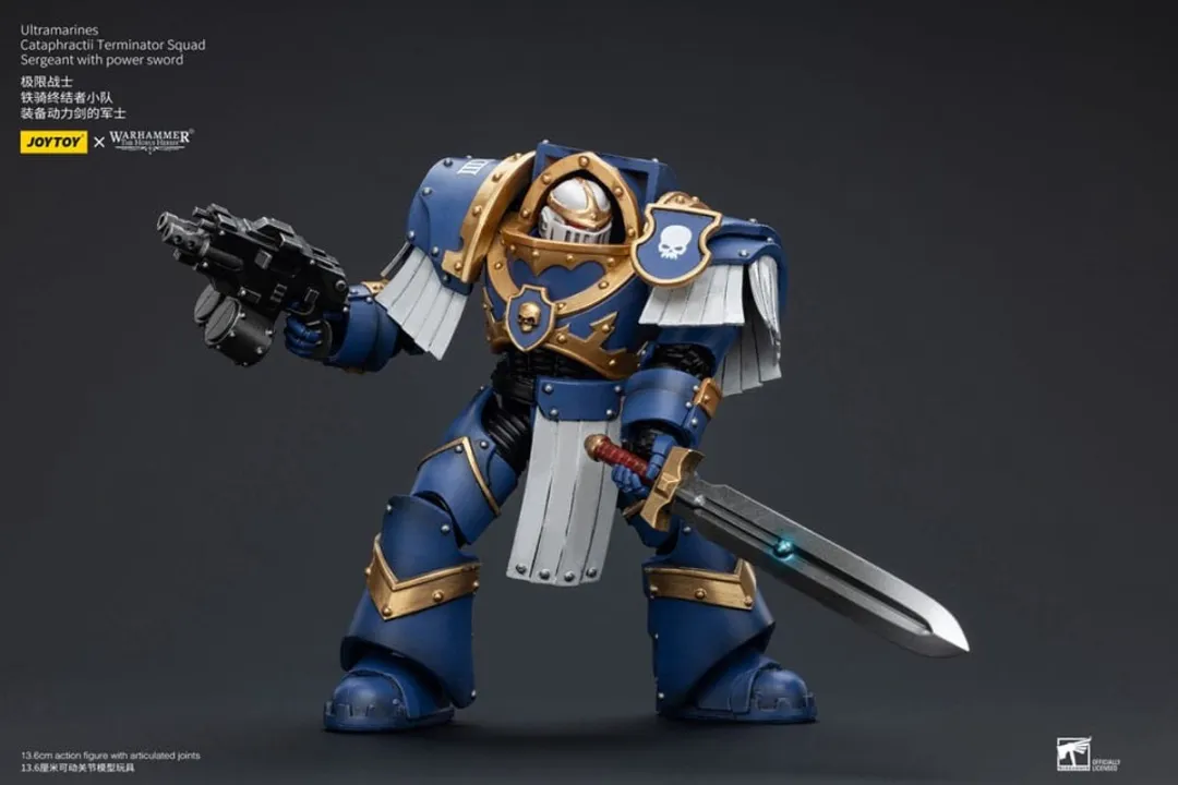 Joy Toy Warhammer 1/18 Ultramarines Cataphractii Terminator Sergeant JT6953 - Multi