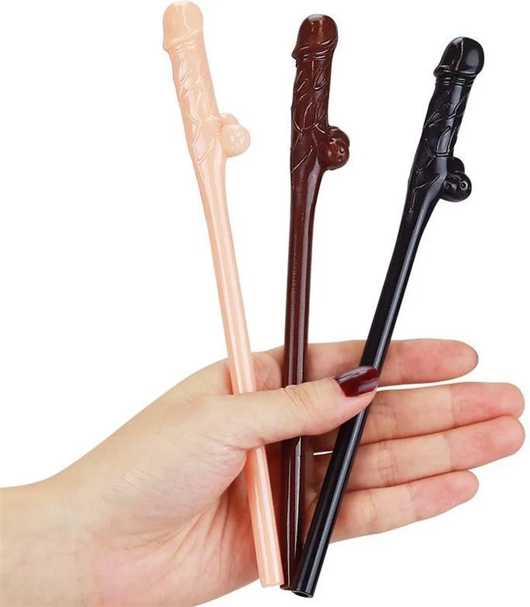 Lovetoy Rietjes Penis-Vorm - 9 Stuks - Gemengde Beige