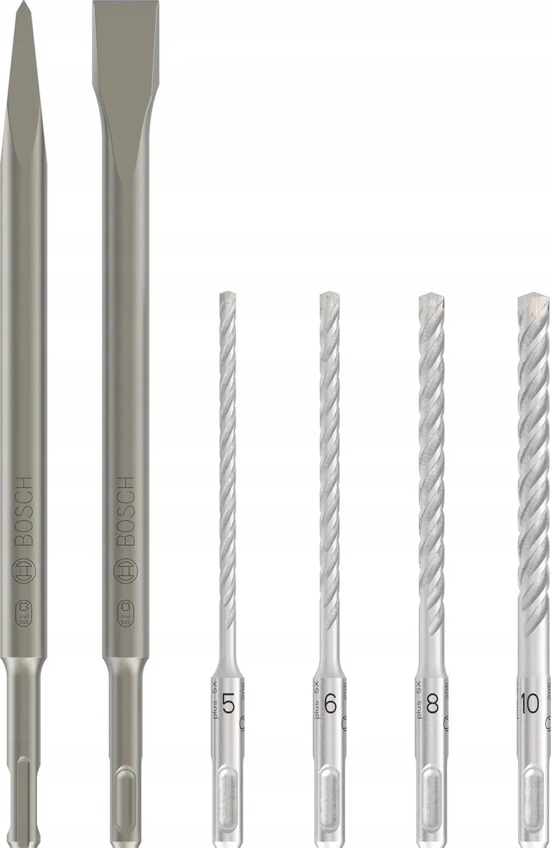 Bosch Professional SDS Plus-5 Set 2607017585 - 6 Stuks