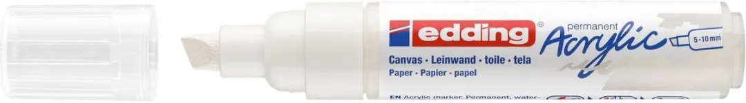 edding 5000 Acrylmarker Breed 922 Verkeerswit