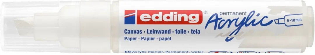 edding 5000 Acrylmarker Breed 922 Verkeerswit