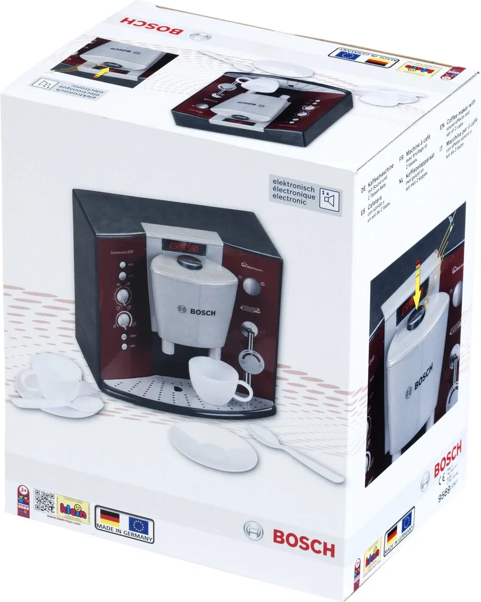 Klein Toys Bosch Speelgoedkoffiezetapparaat - Rood