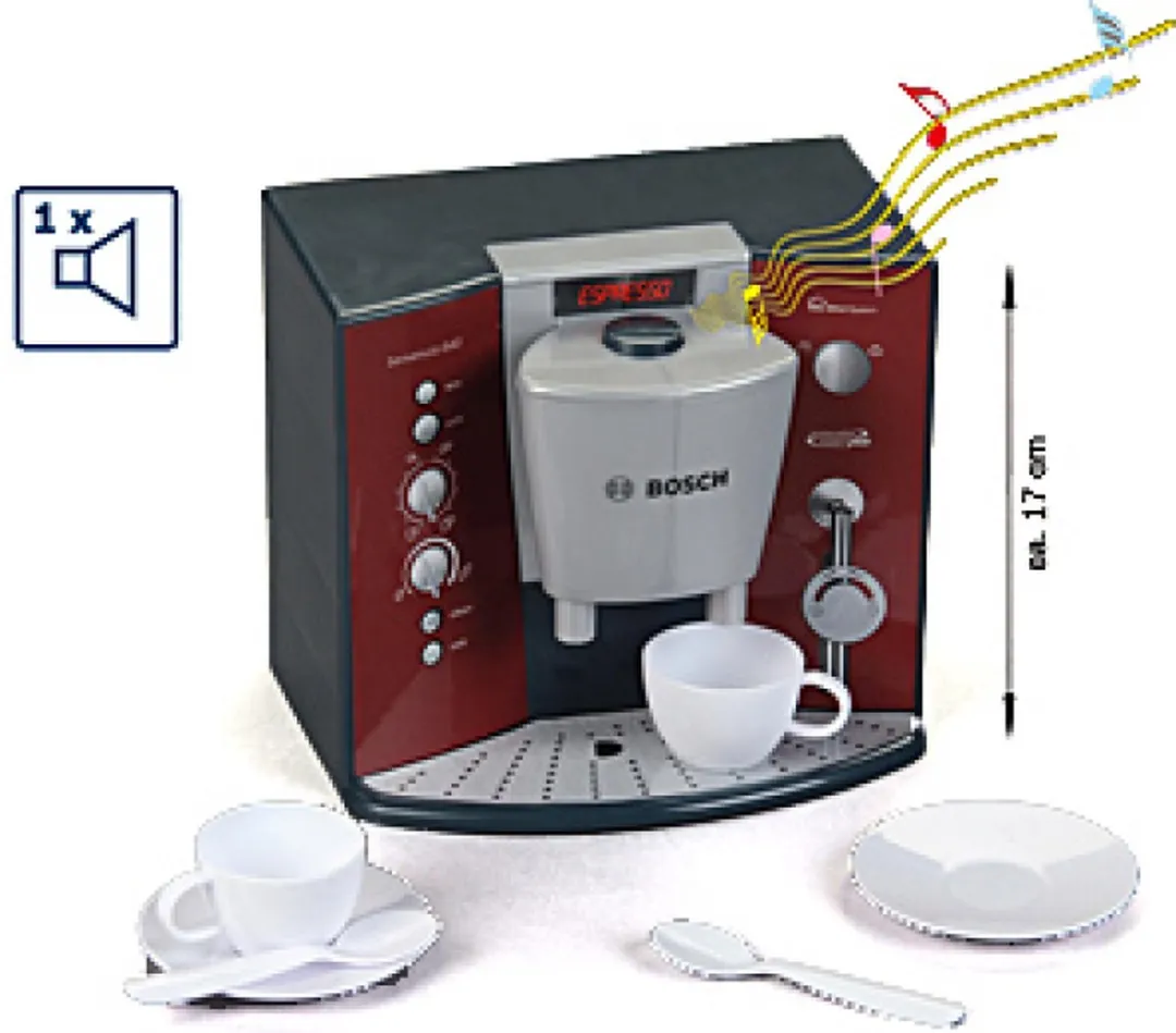 Klein Toys Bosch Speelgoedkoffiezetapparaat - Rood - afbeelding 6 van 6
