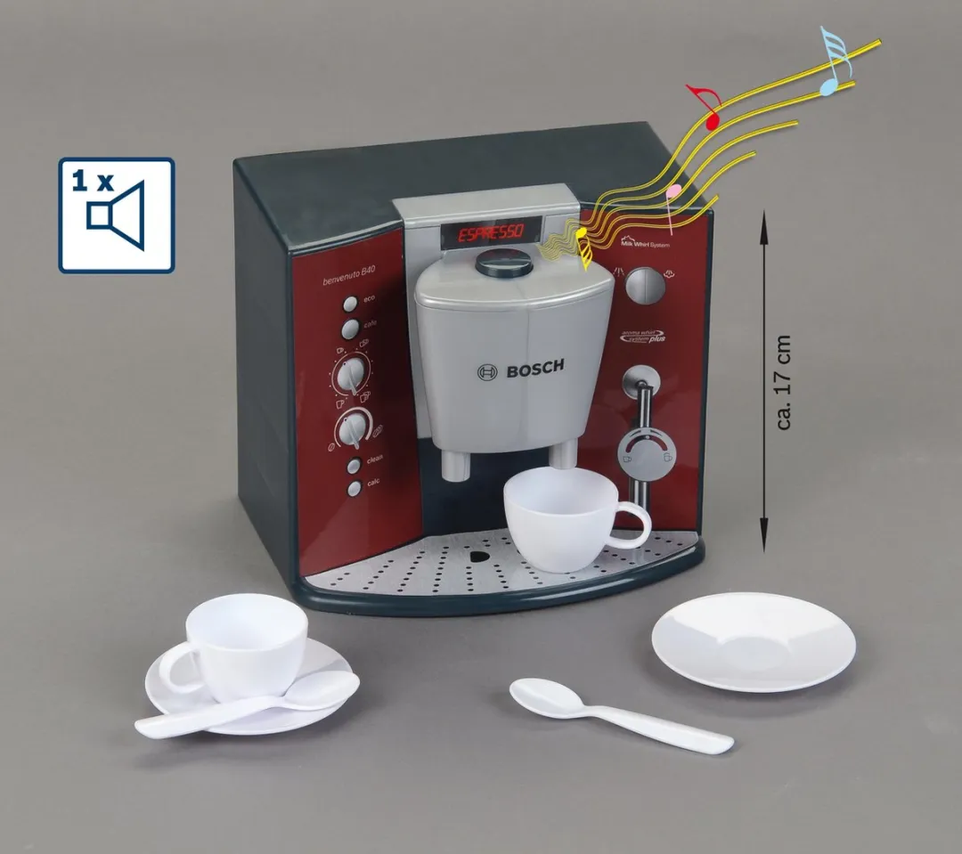 Klein Toys Bosch Speelgoedkoffiezetapparaat - Rood